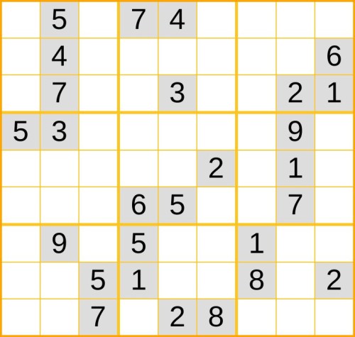 schweres Sudoku 