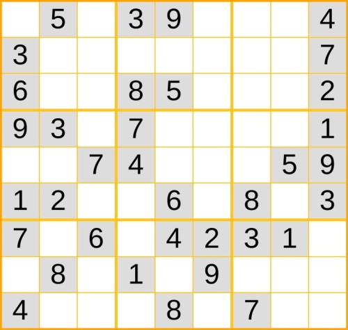 leichtes Sudoku 
