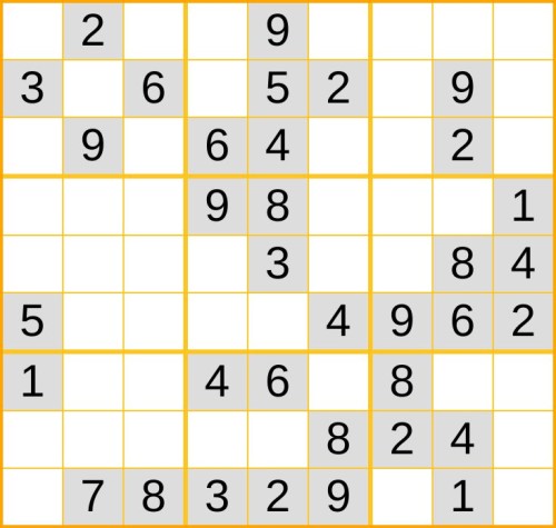 leichtes Sudoku 