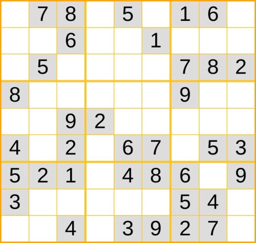 leichtes Sudoku 